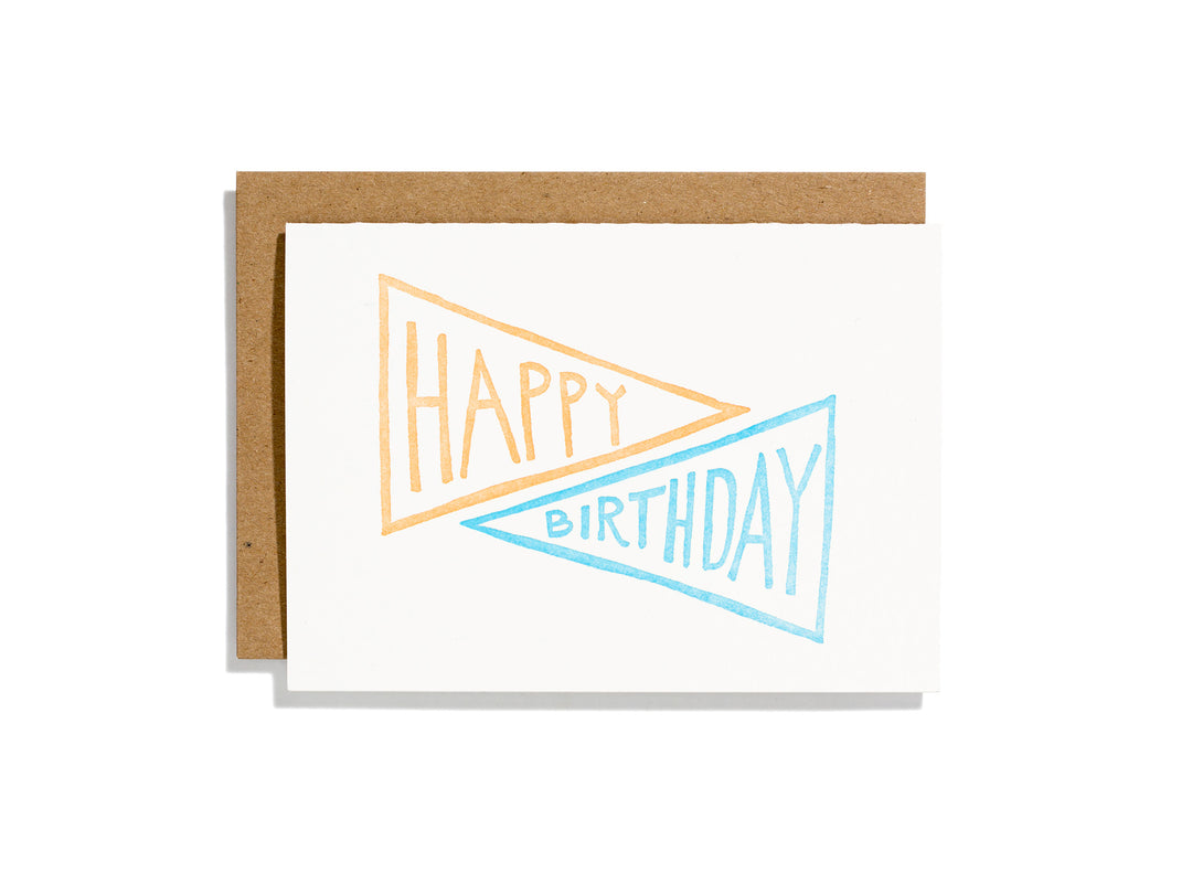 Birthday Pennant Poppy