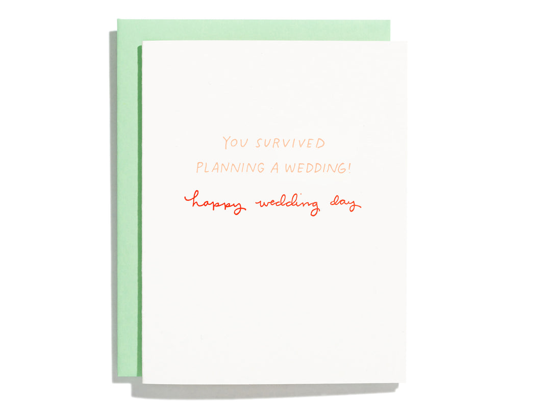 You Survived Planning a Wedding