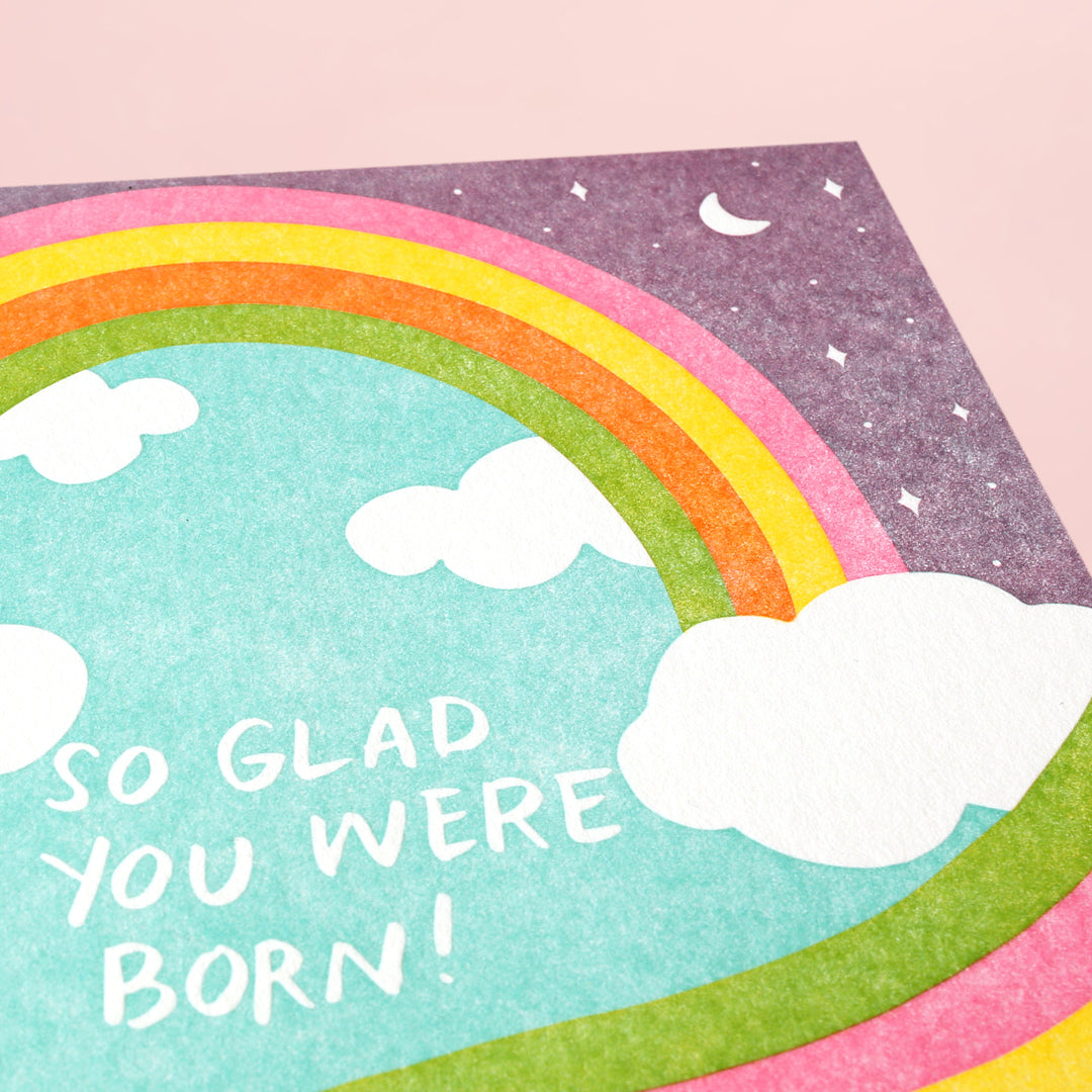 So Glad You Were Born Rainbow