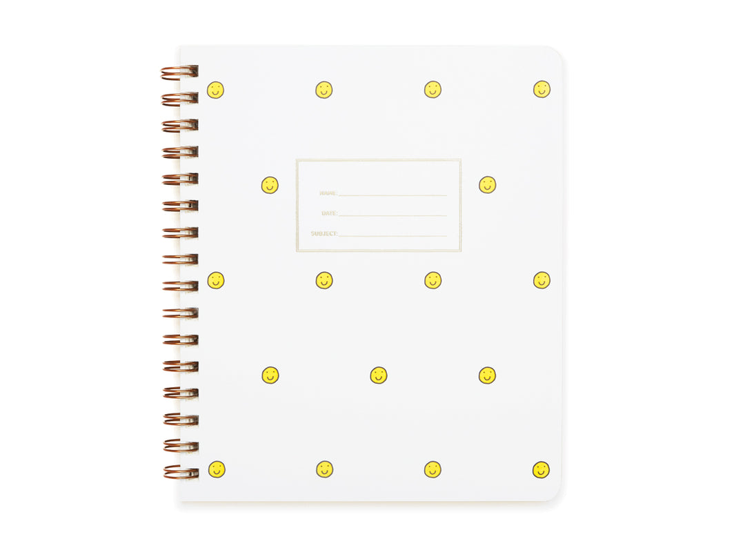 The Standard Notebook - Smiley Face Pattern